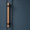 Smooth Finish Cabinet Pulls Zinc alloy Solid Wood Handles Stable Drawer Pulls  Kitchen