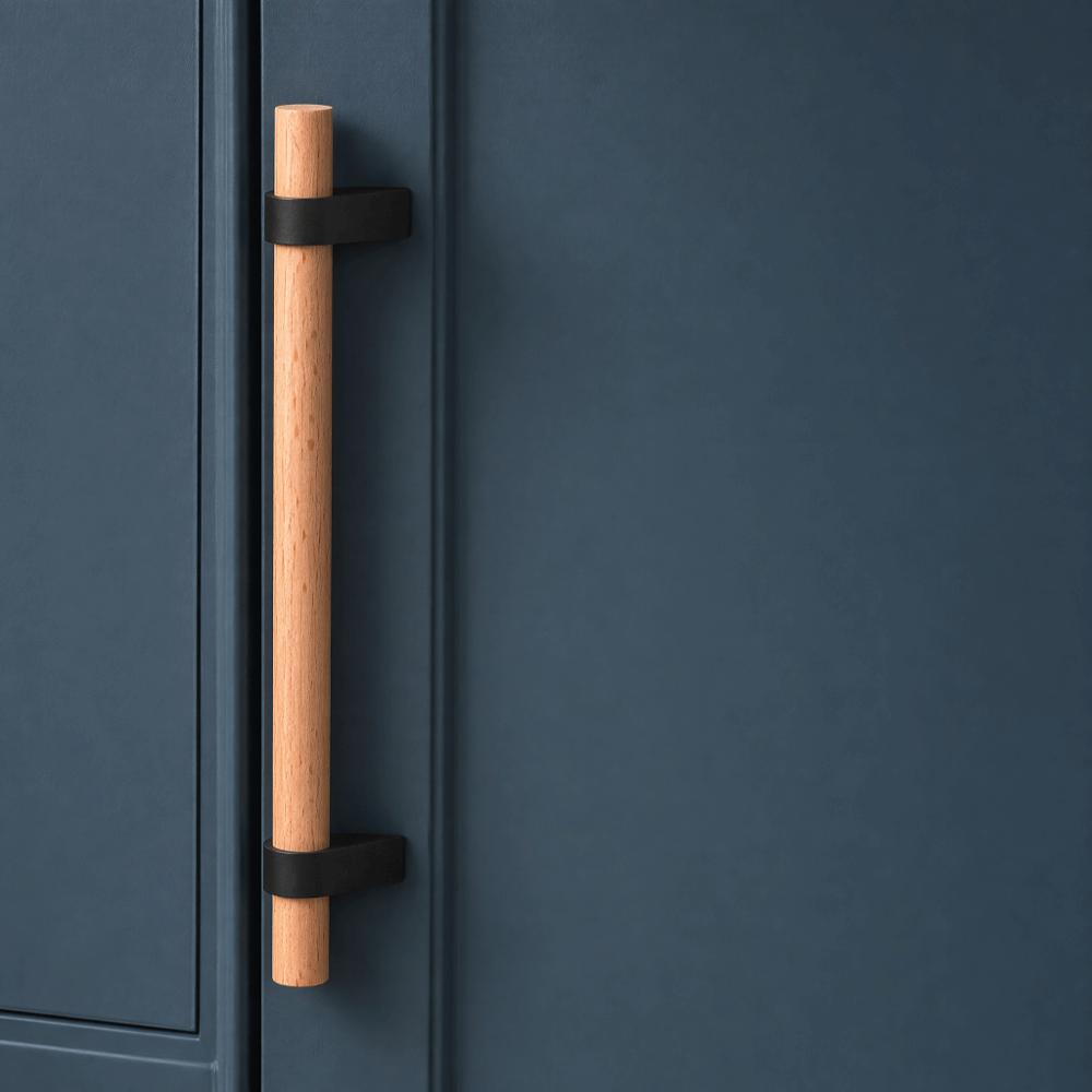 Smooth Finish Cabinet Pulls Zinc alloy Solid Wood Handles Stable Drawer Pulls Kitchen
