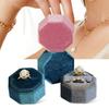 Rings Box Jewelry Box Display Holder Cases Wedding Rings Flannel Material Jewelry Box Perfect Gift for Woman Man Girls