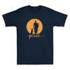 Walk For Peace Monks With Aloka Dog Minimalist Zen Art Vintage Unisexs Tshirt Tee