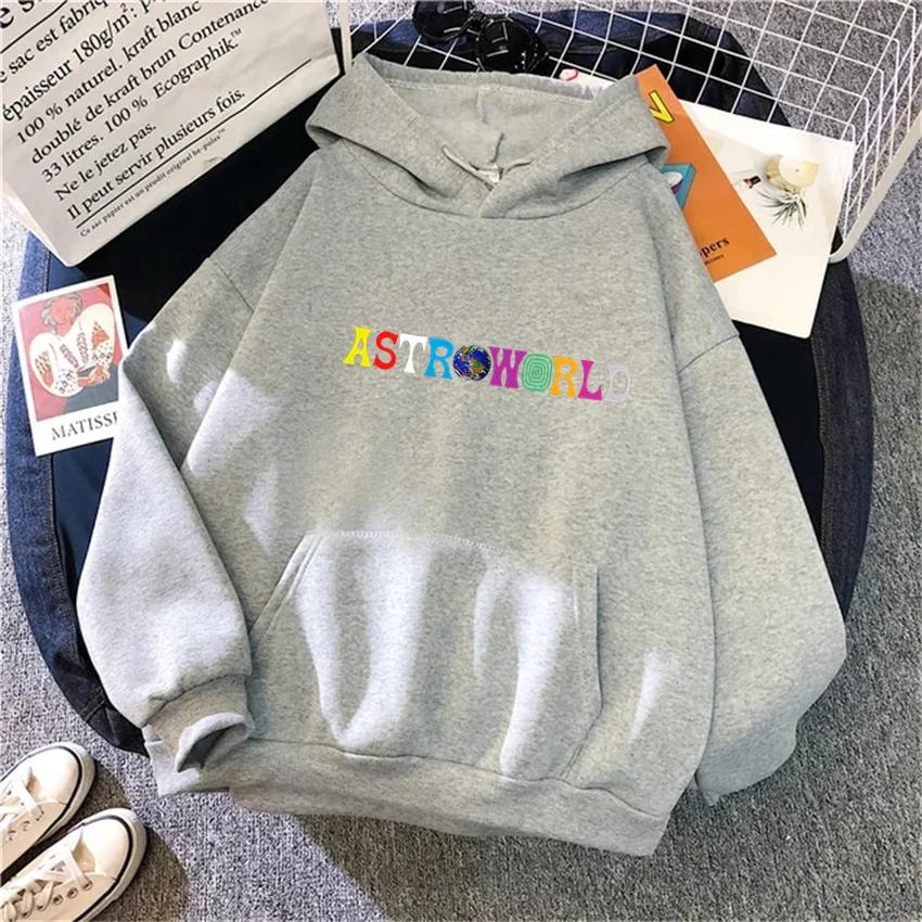 

ASTROWORLD Жіночі Худі Флісові Жіночі Повсякденні Пуловери Унісекс Вуличний Одяг Y2K Харадзюку Чоловічий Худі Одяг XL