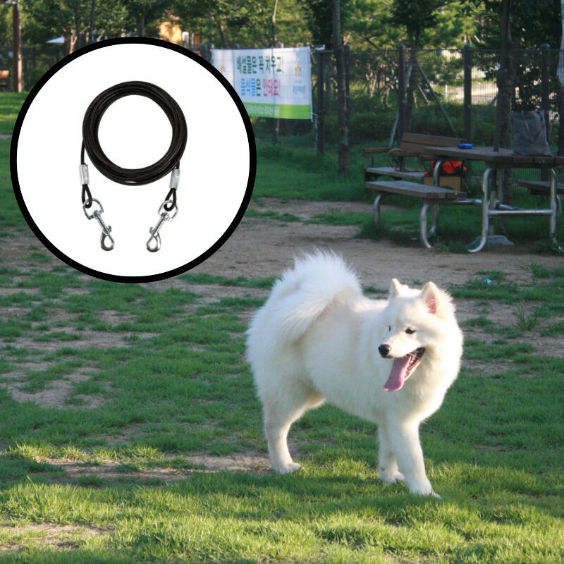 Large dog leash wire puppy leash walking leash dog leash pet dog