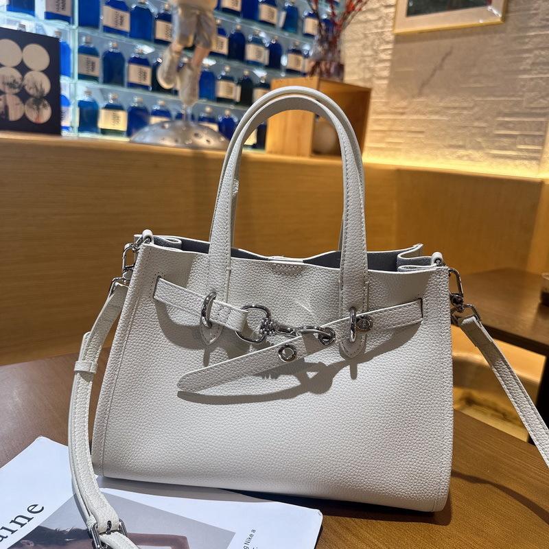 Tote Bag Women's 2025 New Leather First Layer Cowhide Versatile Premium Large-capacity Shoulder Portable Messenger Commuter Bag