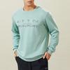 Anta Training Series Solid Color Print Logo Pullover Casual Sport Fleece Sweatshirt Men Tops Green 152247702-2