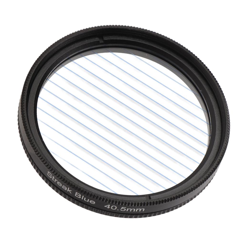 Junestar Blue Streak Special Effects Filter Dot To Line Filter Waterproof Camera Accessories 40.5mm