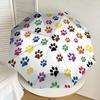 1pc Paw Prints Pet Lover Automatic Folding Umbrella, Heavy Duty 8 Rib Iron Frame,  Suitable for Travel, Daily Use, Birthday, Decor Gift m0104009