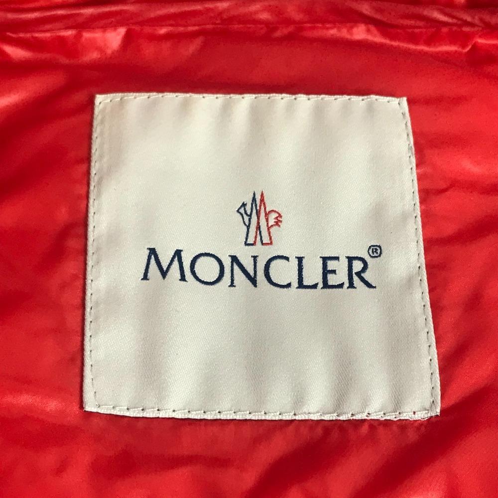 MONCLER Hooded HEVER GILET Apparel Sleeveless Down vest down / Nylon Red