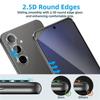 2Pcs For Samsung Galaxy A17 5G Screen Protector 2.5D Arc Edge High Clarity Tempered Glass Film with Camera Lens Film