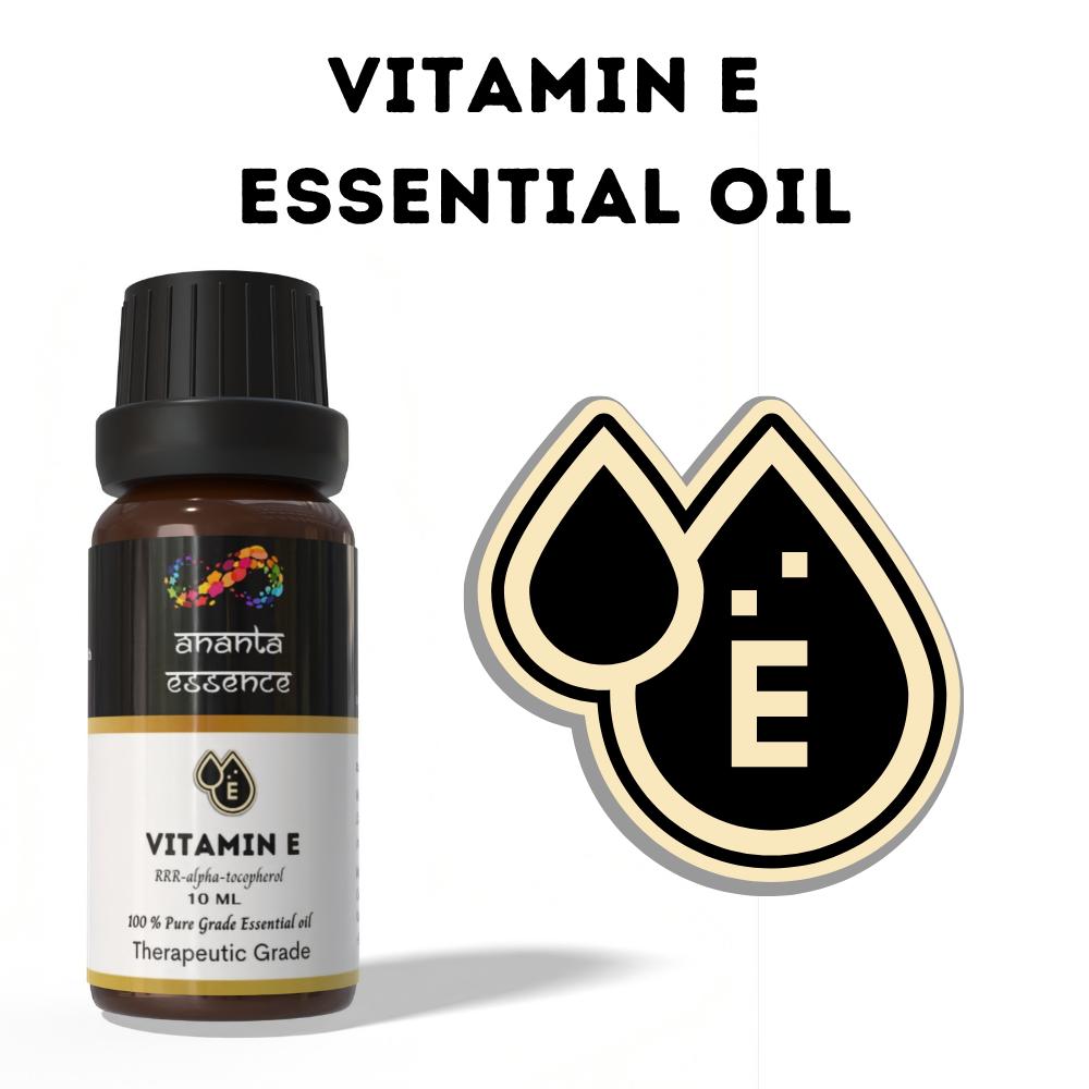 Ananta Vitamin E Essential Oil 10 Ml – Natural Oil for Skin Care, Hair Care & Aroma Use