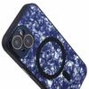YUX Series For iPhone 14 Phone Case Cracked Ice Pattern TPU+Acrylic Shell Compatible with MagSafe (Precise Lens Cutout)