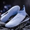 High Grip Unisex Soccer Trainers PU Woven Upper Rubber TF Studs Anti-Slip Breathable Men Outdoor Cleats