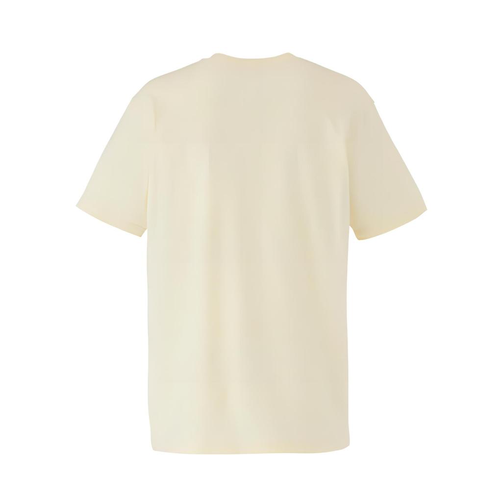 ONITSUKA TIGER Straight Cut Round Neck Comfortable Short Sleeve T-Shirt Unisex Tops Off-White 2183B368-700