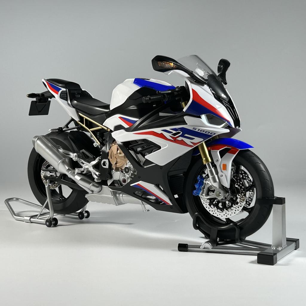 Spray 1/6 BMW S1000RR Alloy Metal Diecast Motorcycle Car Model Toys Boy Children's Toy Perfect Birthday Gift for Holiday Collect