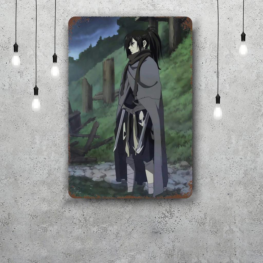 hyakkimaru anime Vintage Metal Tin Signs Posters Decor Retro Metal Plaque Wall Art Decor for Garage Bar