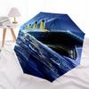 1pc Titanic1 Umbrella, Sun Protection, And UV Shielding. It Has Eight Sturdy Ribs for Outdoor Use And Perfect Gift