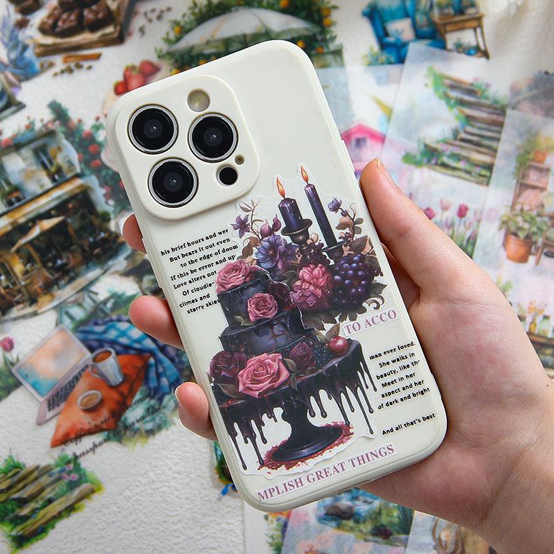 Yuezhen ZABC Zhilan Mantdi Waterproof PET Die-cut Sticker Book for Journals