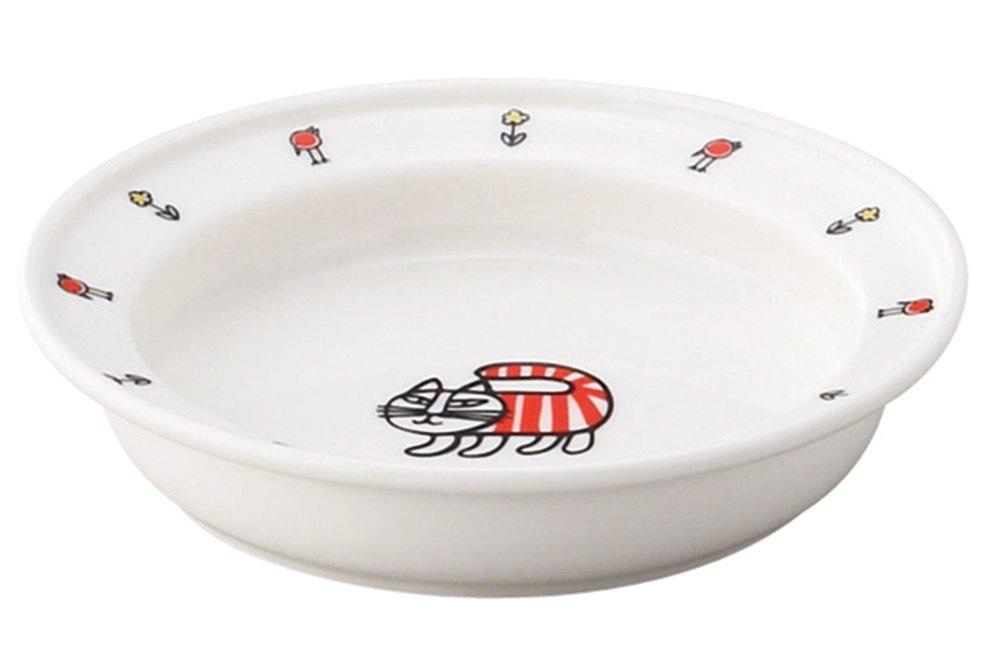 Lisa Larson Kindergeschirr 4-teiliges Set (Mittagsteller, Reisschüssel, Tasse, Teller) Baby Mikey Design (Geschenkbox im Lieferumfang enthalten) Kindergeschirr LL50-113