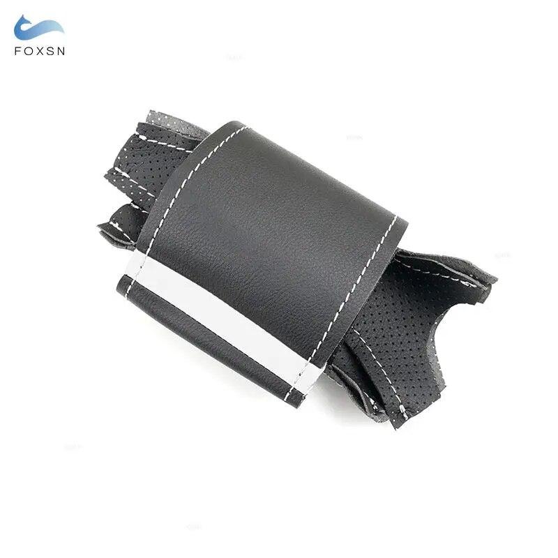 For Opel Corsa C Combo C 2001-2006 Vauxhall Holden Tigra 2005 2006 Hand Braid Car Steering Wheel Cover Perforated Leather Trim