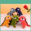 Chaveiro Fofo de Pelúcia Mini Dinossauro T-rex Macio Boneco de Animal de Pelúcia Presente de Casamento
