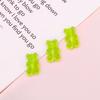 10pcs Resin Candy Color Bear Charms Pendant Beads for Necklace Bracelet Jewelry Making