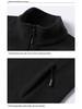 Herren Herbst- & Winterweste aus doppelseitigem Fleece - Stehkragen, verdickt, warm, sportlicher & lässiger Stil.