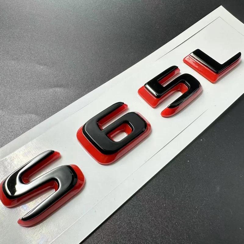 New Style Two Tone Letters Numbers Emblem E43 E53 E63 S65 C E S CLASS for 2024 Car Trunk Rear W212 W213 W214 Car Accessories