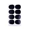 8Pcs 0.5Mm Soprano Saxophone Sax Mouthpiece Patches Pad Cushions Black