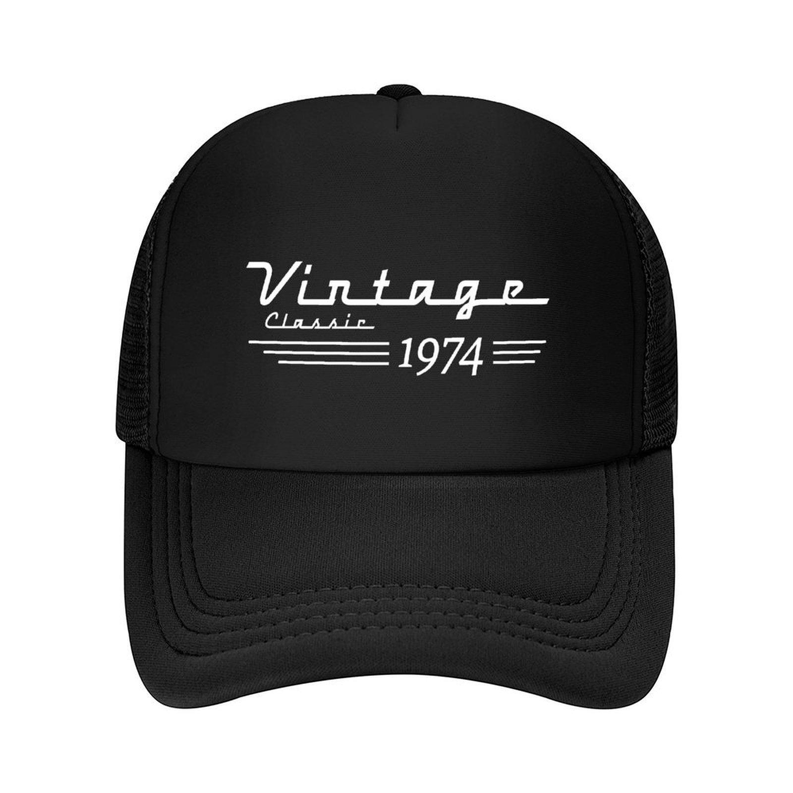 

Vintage Classic 1974 - White Baseball Cap Hat Unisex Hat Baseball Cap dad hat Luxury Brand Women s Golf Wear Men s