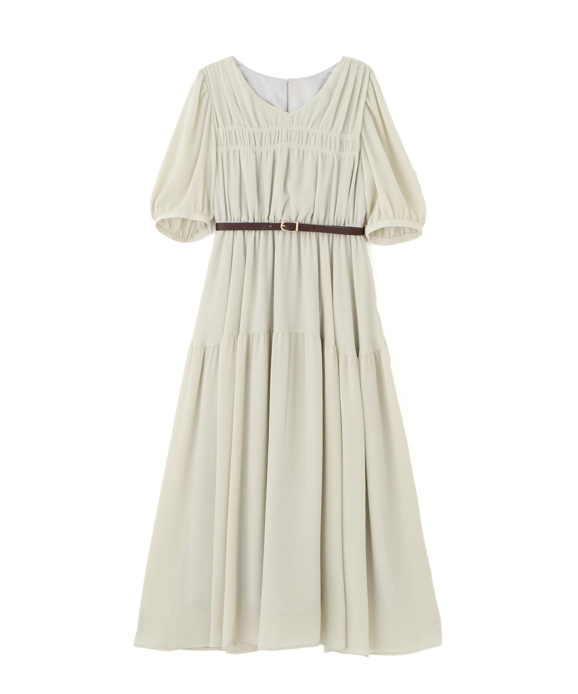 

Proportion Body Dressing Платье светло-зеленое со сборками с поясом женское