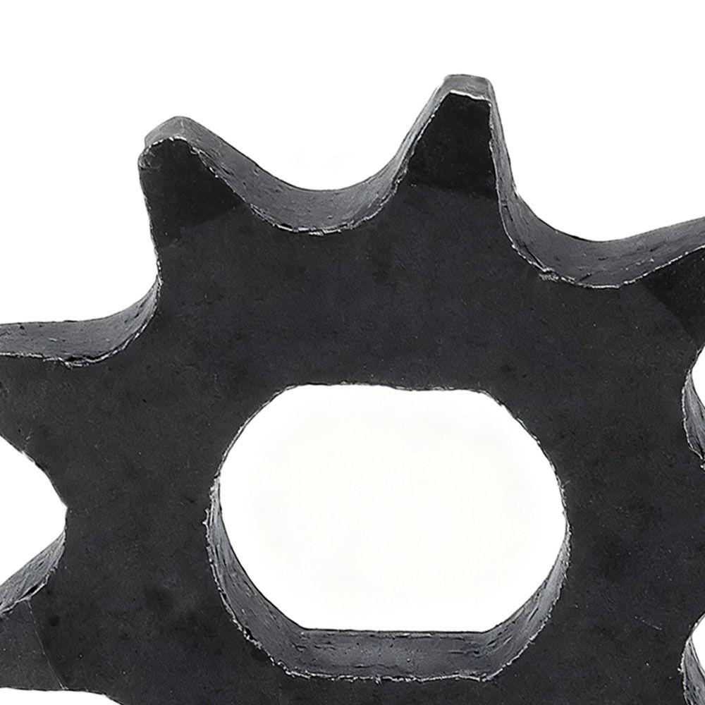 Iron Chain Sprocket 10×8.5mm Inner Diameter Metal Sprocket Durable Motor Sprocket Mini Motorcycle