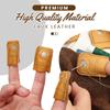 Leather Coin Finger Protector Thimble Ring Handworking Needle Thimble Needles Craft Household DIY Sewing Tools Accessories