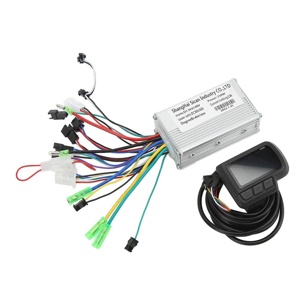 36V 48V 350W Electric Bike Brushless Motor Controller EN06 LCD Display Kit Electric Scooter Modification Accessories