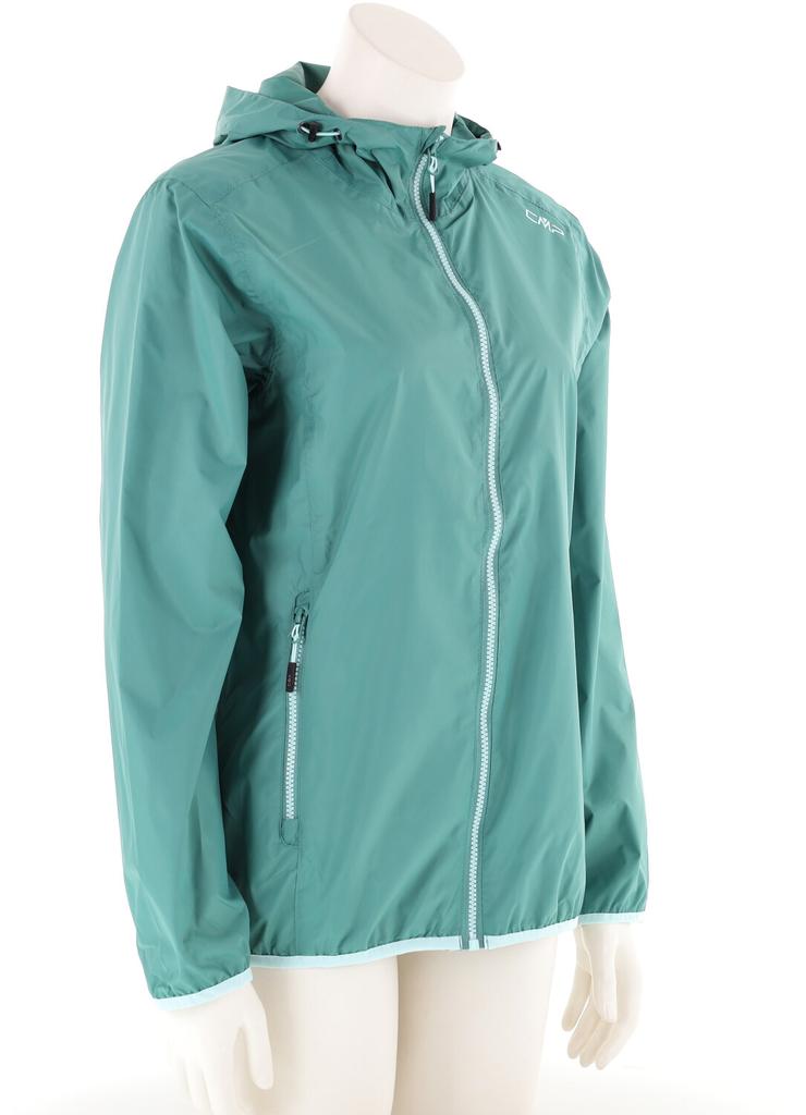 CMP Hoodie Rain Jacket Turquoise