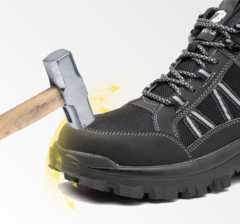 Spring/Autumn New 2024 Fashion Labor Boots For Men Waterproof Steel Toe Cap Safety Work Shoes Sneakers Male Footwear