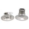 G 5/8" BSPP Male Female X 1.5" Tri Clamp Ferrule OD 50.5mm Sanitary Fitting SUS 304 Stainless Steel Home Grade Food Grade