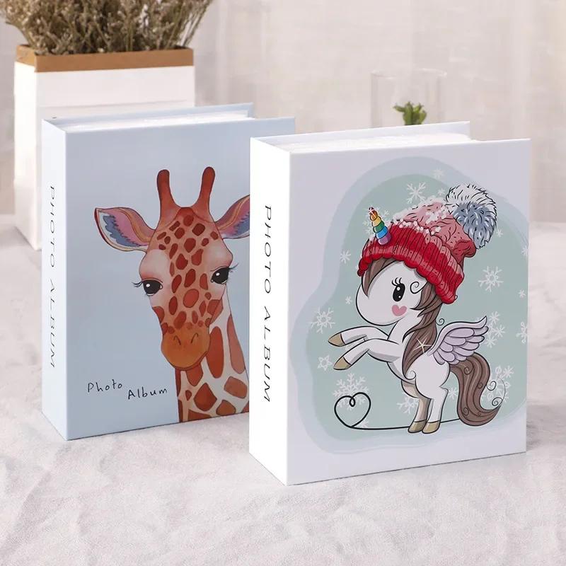 Fotoalbum für Kinder Geschenk, 6 Zoll, 100 Taschen, Bildaufbewahrung, Scrapbooking Stickerhülle, Cartoon, Fotoalbum Buchrahmen