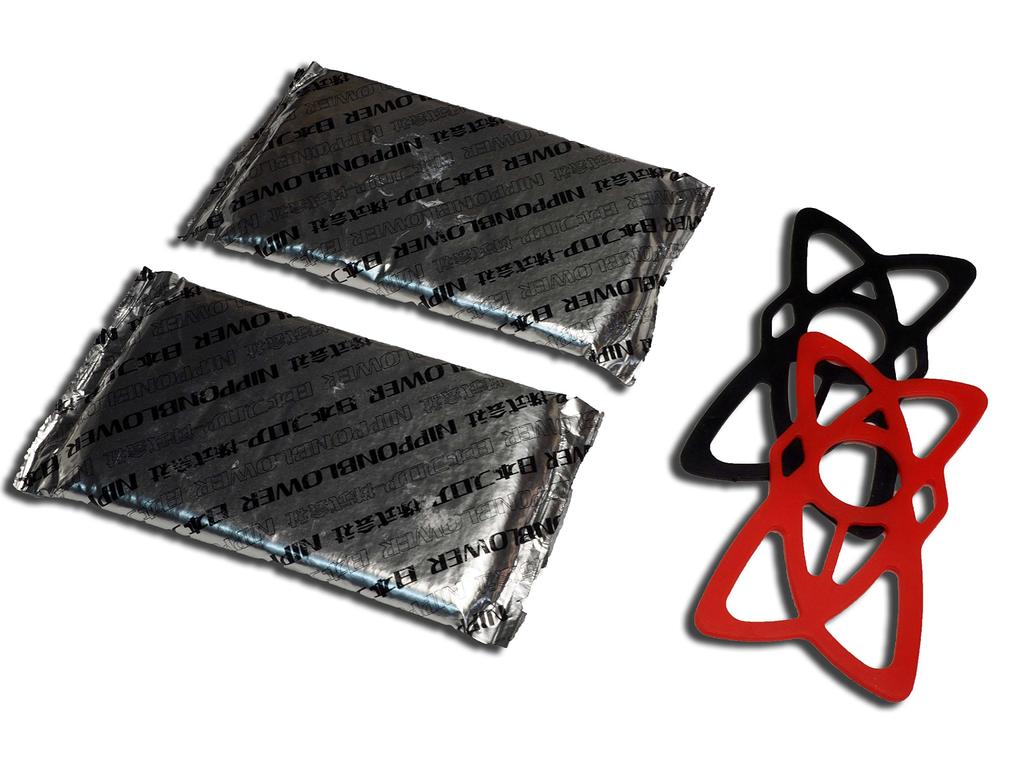 Ice Packs for Smartphones To Prevent Set of 2 with Rubber Bands with Non-flammable Overheating, PCM-PAC C32-150g, (without Cover, Bands)