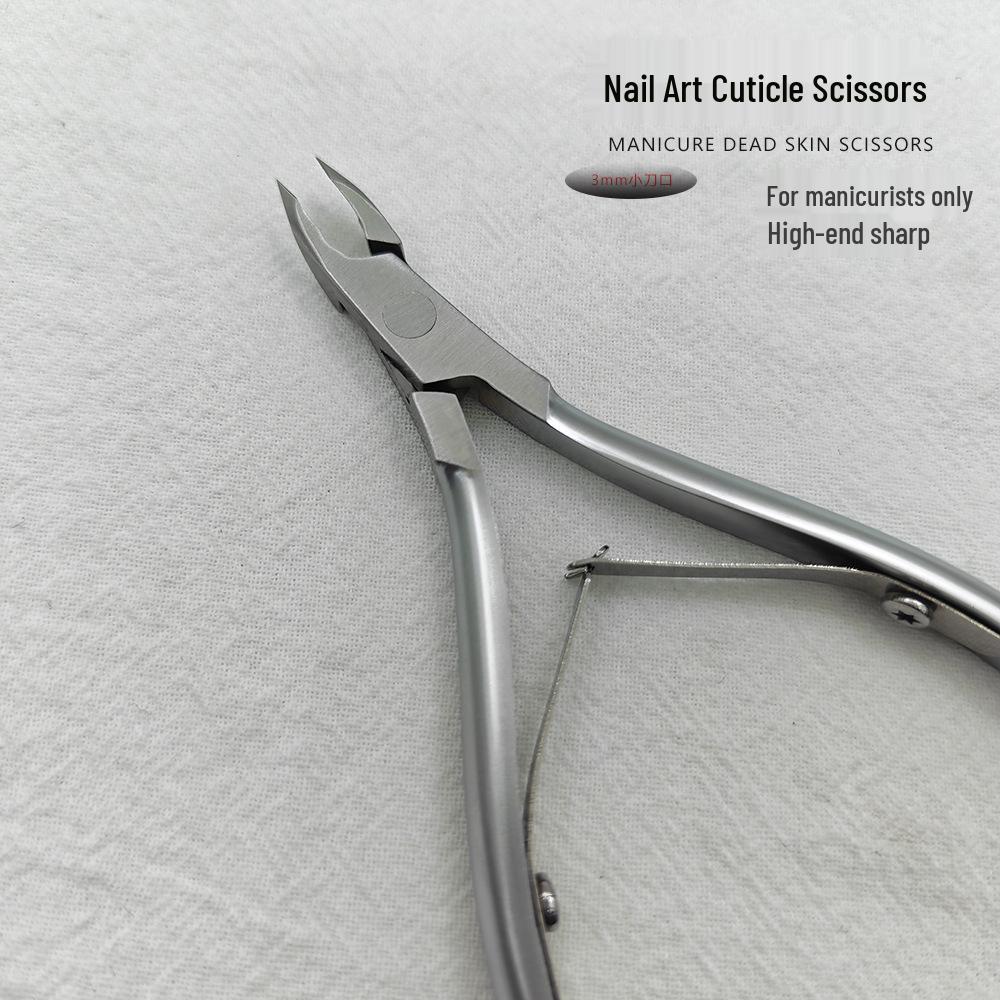 Easy Cut Small Blade Nail Art Cuticle Nipper: Professional Tool for Trimming Toenails, Hangnails, and Cuticles