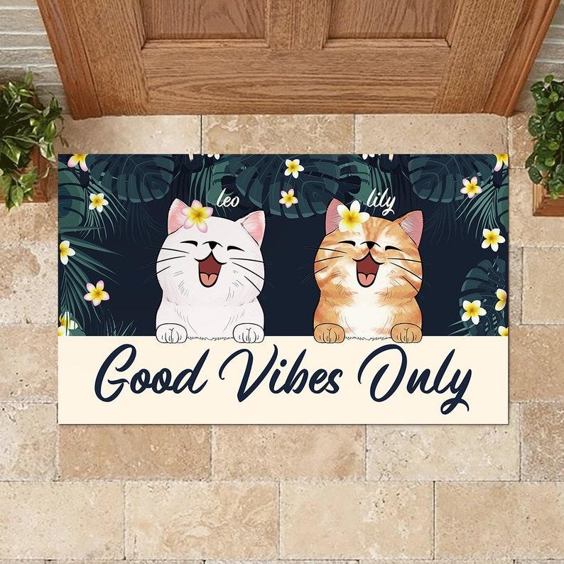 

Забавный коврик для кошек, коврик для домашних животных, персонализированный подарок для любителей кошек, подарок для кота и папы, подарок для дома, напольный коврик, ковры для спальни, детской комнаты