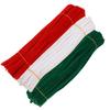 300 Thick Caterpillar Pipe Cleaners Craft Supplies 3 Varied Colors Red Green and White for Creative Christmas Decorations Mas