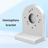 Durability Plastic Wall Mount Bracket For 3Inch Security Cameras Lightweight Construction Vibration Resistant Base