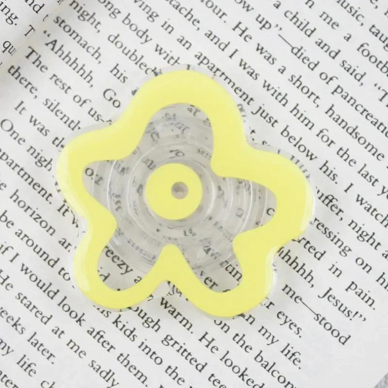 Cute Floral Phone Grip posocket Tok Flower Cellphone Stand Holder for iPhone 11 11 Mobile Bracket Foldable Expanding Kickstand