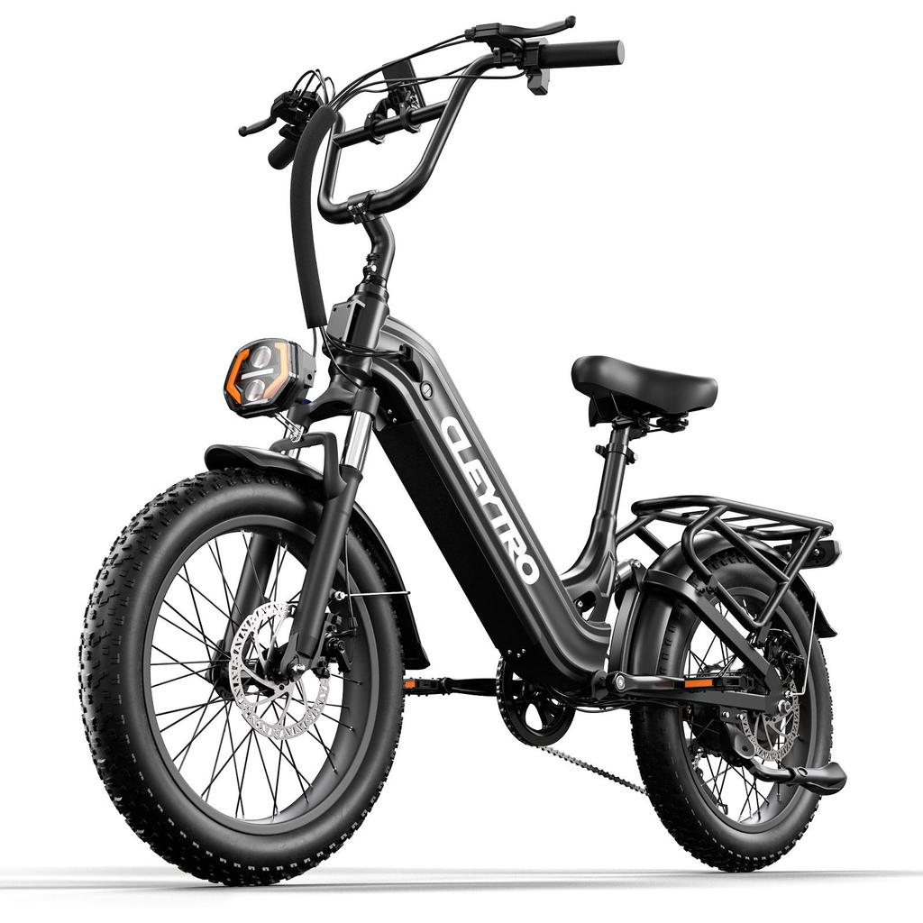 Cleytro XC20 20" Elektromos Kerékpár, 48V 15.6Ah Akkumulátor, Első és Hátsó Rugózás