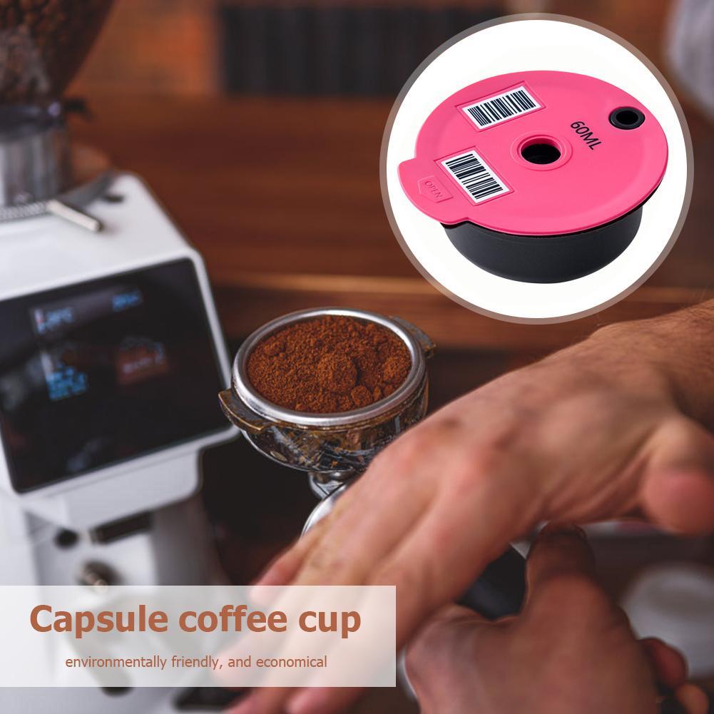 3Pcs Refillable Coffee Capsule Cup for Bosch-s Tassimoo Reusable Cafe Capsule Filter Coffee Maker Instrument Tool