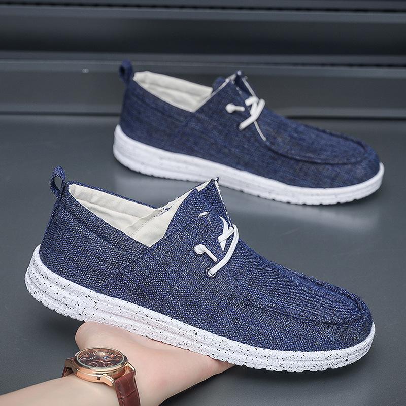 2025 spring new men's shoes fashion casual shoes low-top men's cloth shoes Korean version board shoes trendy sports single shoes