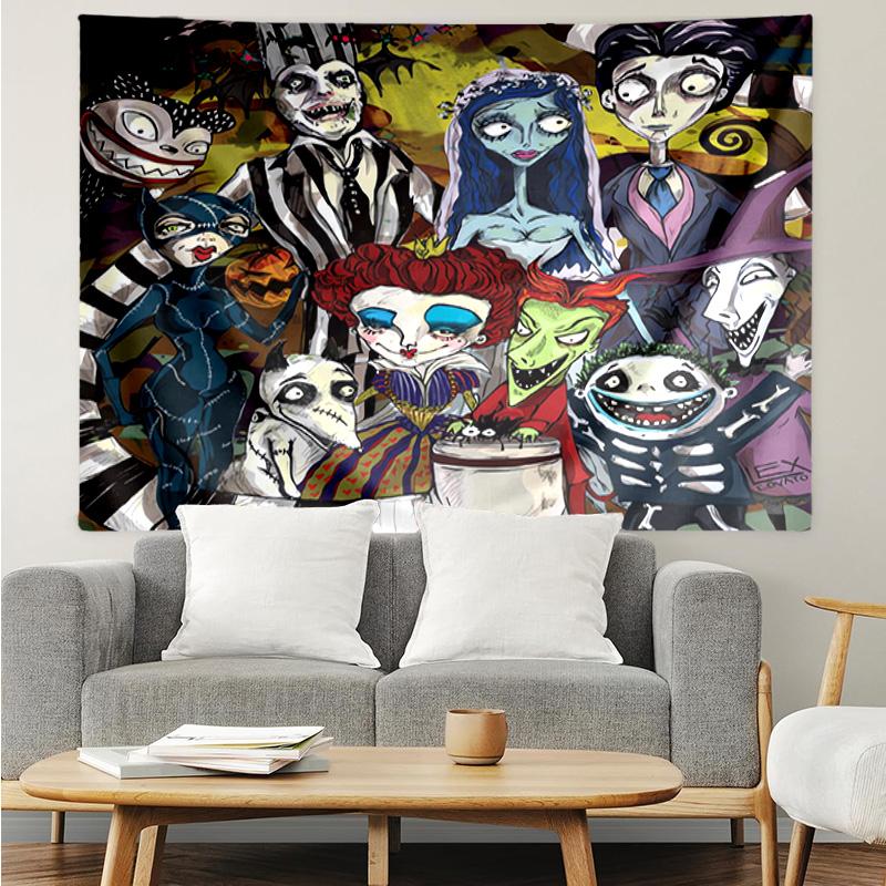 1PC Gothic Corpse Beauty In Bloom K-pop Music Group Tapestry Accessories for Bedroom,Livingroom, Dormitory Room Wall Decor Fan Birthday Gifts