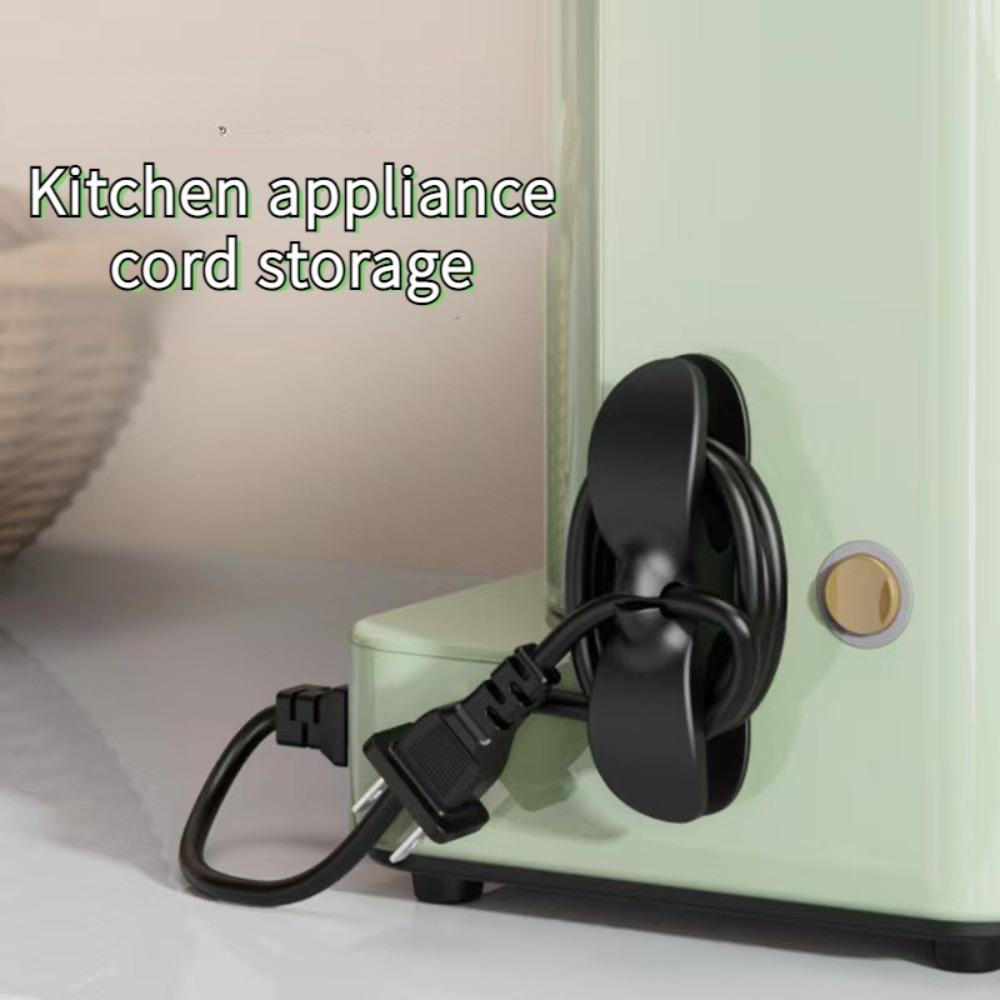 Küchenspulenwickler Heimkabelaufbewahrung Fixierer Spulenwicklergestell Steckerorganisator Kabelkarte AVE