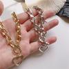 Punk Retro Heart Pendant Choker Collar Hip Hop Chunky Thick Chain Necklace Women Jewelry Gift