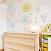 Tj9004 Cute Sun Cloud Love Rain Bronzing Wall Sticker Decoration Living Room Bedroom Background Self-Adhesive Wall Sticker