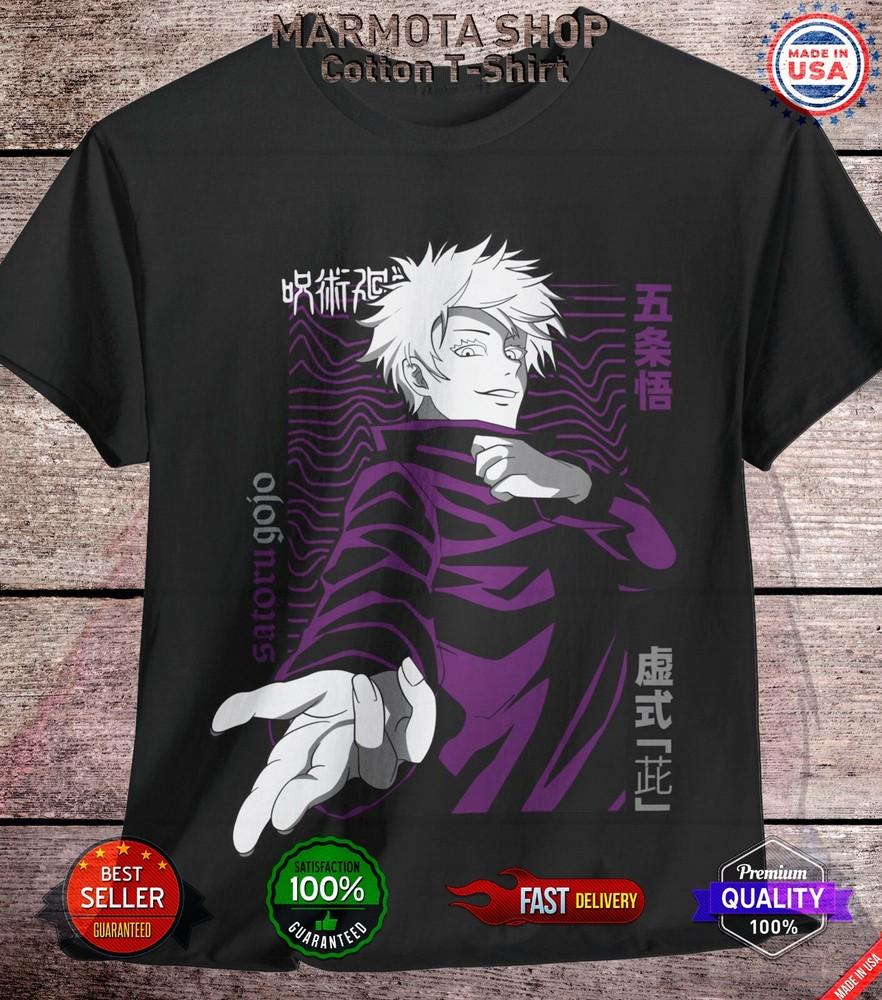 

Gojo Satoru Jujutsu Kaisen T-Shirt Sukuna Anime Japanese Tee Shirt Manga JJK All 4XL
